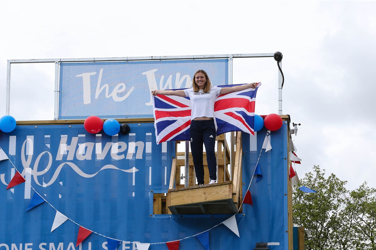 Vicky Holland on The Jump at Thorpe Park