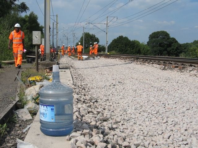 Work to upgrade the West Coast Main Line in Lancashire