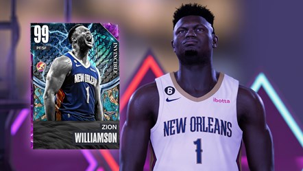 NBA 2K23 Season 7 Zion Williamson Card