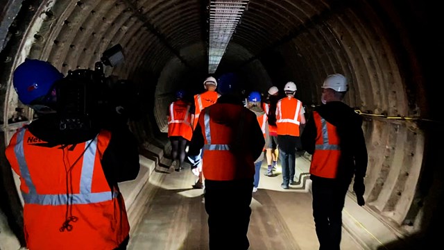 Huge demand for Birmingham New Street forgotten tunnel tour: Birmingham New Street Tunnel Tour shot