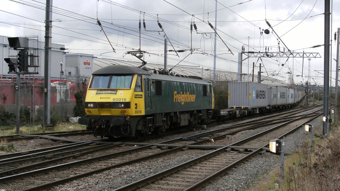 One million tonnes of critical supplies transported weekly along the West Coast main line during Covid-19 crisis: Freight train carrying goods