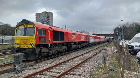 Thousands turn out for three days of Railway 200 celebrations at Southampton Central: Rail 200 Inspiration Train - Southampton Central