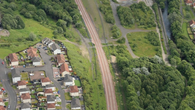 Work to begin on £5.2m footbridge at Mountfleurie in Leven: Mountfleurie - Site of new footbridge - Levenmouth Rail Link