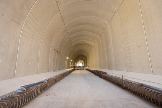 View inside the Wendover green tunnel July 2026
