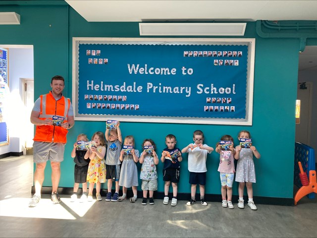 Scotland’s Railway raises level crossing awareness in the Highlands: Highland PR - Helmsdale Primary School (3)