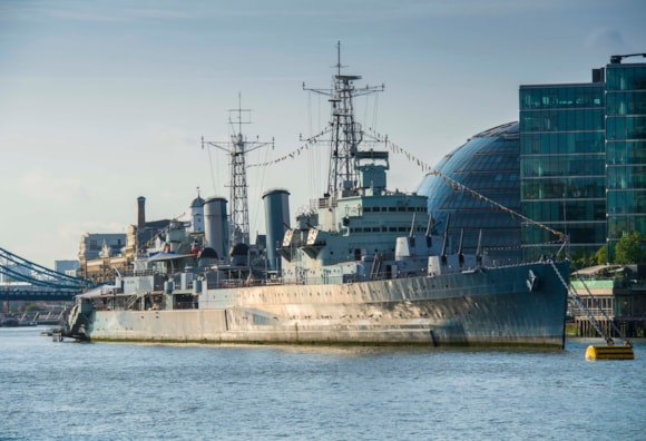 Visit one of London’s most famous landmarks, HMS Belfast, for less thanks to TfL partnership: Imperial War Museum Image - HMS Belfast