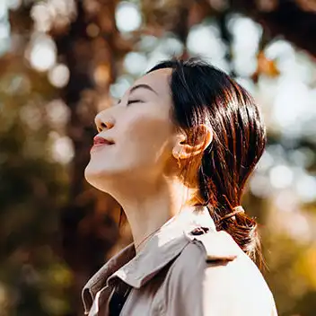 Smiling woman