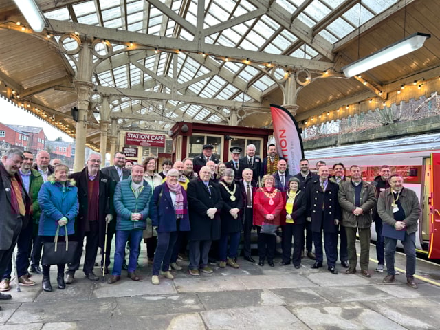 Network Rail and East Lancashire Railway community as the Inspiration Train visits the station: Network Rail and East Lancashire Railway community as the Inspiration Train visits the station