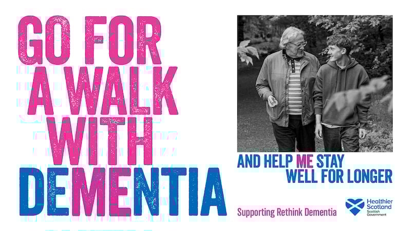 Email banner - Walking - Rethink Dementia