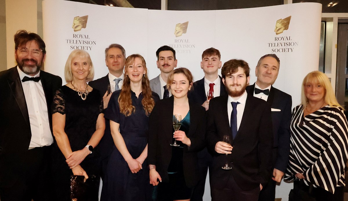 University of Cumbria staff and students at the 2024 Royal Television Society North East and the Borders Awards that have taken place in Gateshead on 24 February 2024
CREDIT: Royal Television Society North East and the Borders