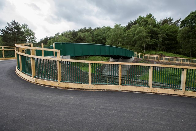 Network Rail closes one in ten of Britain’s level crossings: The new bridge at Moors Gorse, Cannock Chase
