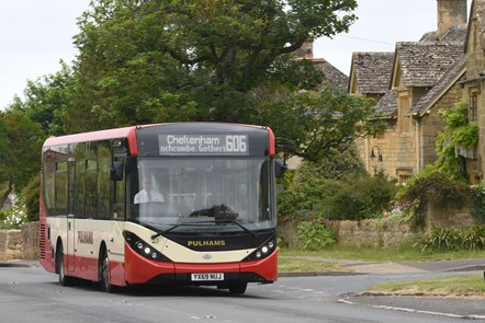 A Pulham & Sons bus in the Cotswolds. Pulhams, a long established bus and coach operator in Gloucestershire, Oxfordshire and Warwickshire, has been bought by The Go-Ahead Group.