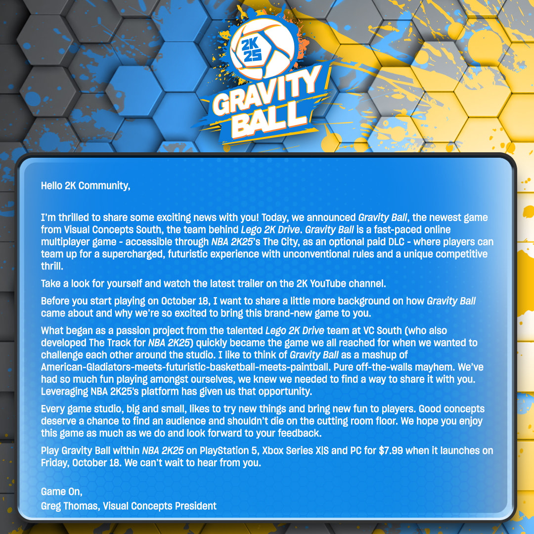 NBA 2K25 Gravity Ball Letter Social-2