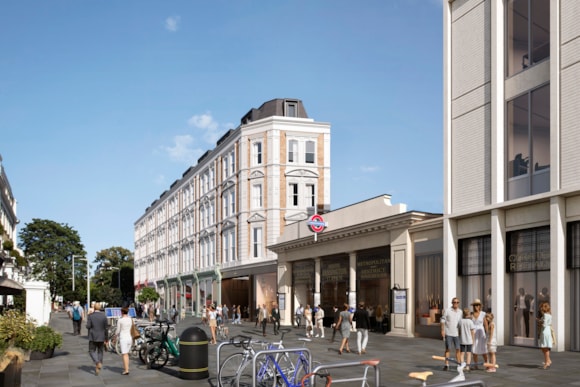 Tfl Image - South Kensington from Thurloe Street Looking South West