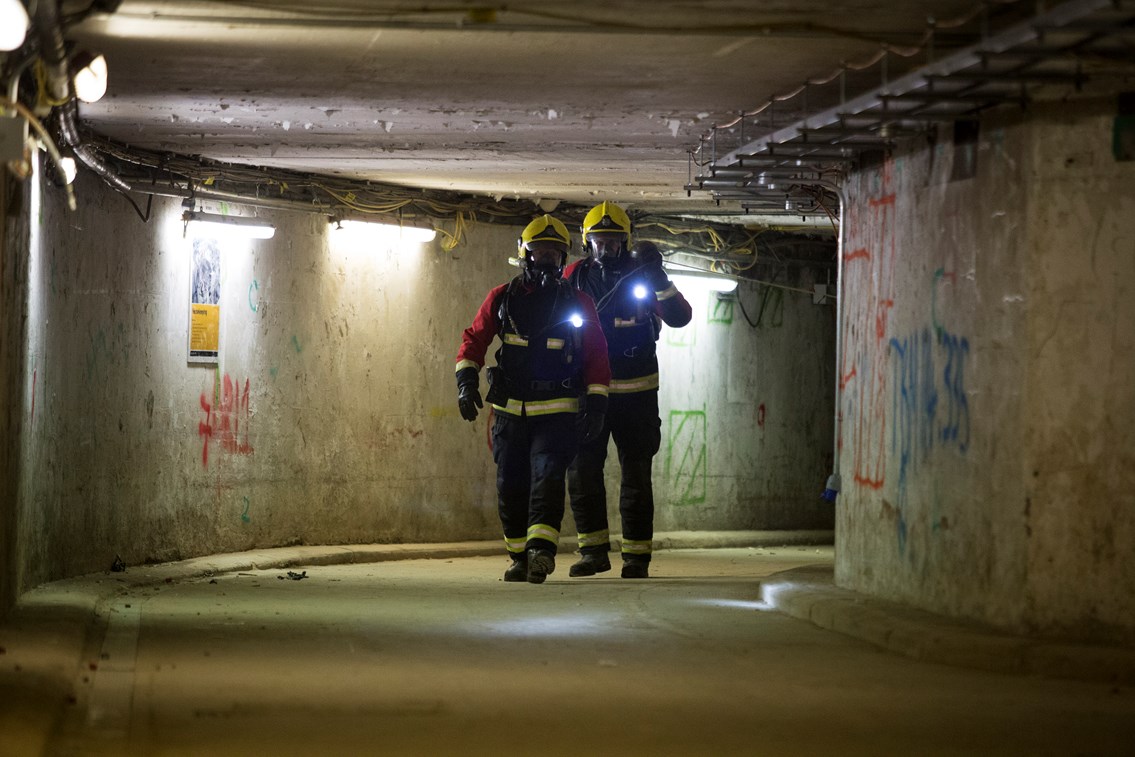 WMFS exercise at Birmingham New Street
