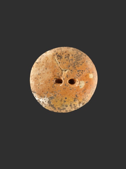 Button from the Rameldry assemblage. Image ©  National Museums Scotland-2