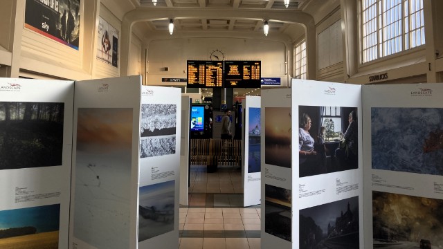 Award-winning landscape photography on show at Leeds city station on latest leg of nationwide tour: Landscape Photographer of the Year gallery on display at Leeds station, Network Rail