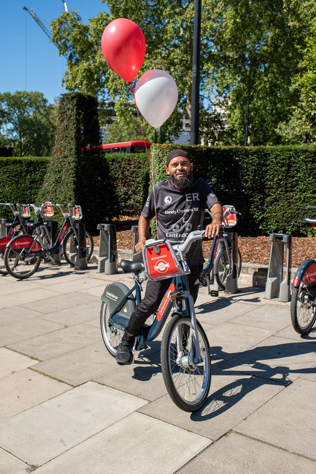 TfL Image - Emdad Rahman, from east London had a bike named after him for Cycle Hire's 10th anniversary