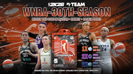 NBA 2K26 MyTEAM WNBA-30th-Season