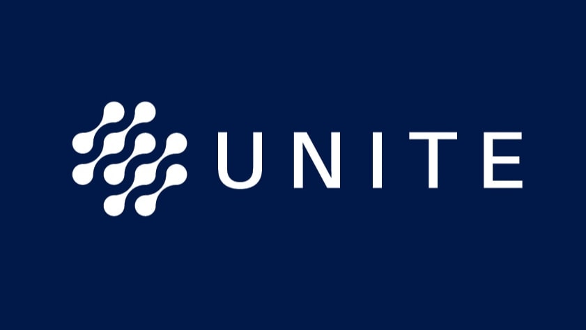 EIT Logo UNITE [DEF]WHITE BLUE BACKGROUND
