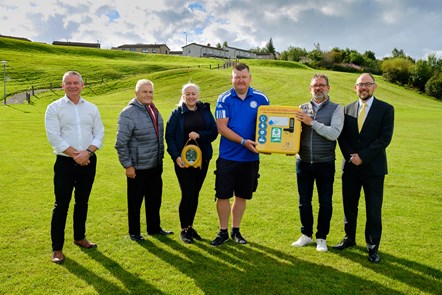 Greenhead Playingfield defib handover