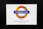 TfL Image - Overground naming launch plaque: TfL Image - Overground naming launch plaque