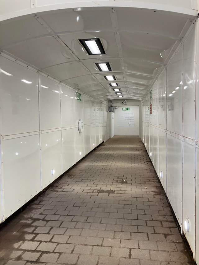 Brighter subway at Warwick station: Brighter subway at Warwick station