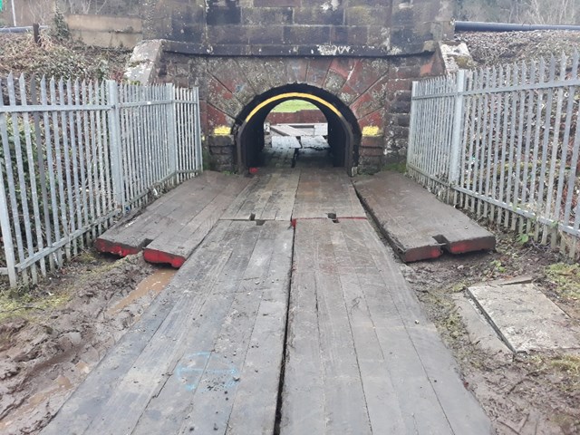 Access to Parklea playing fields restricted during January bridge replacement: Parkleas underpass Port Glasgow