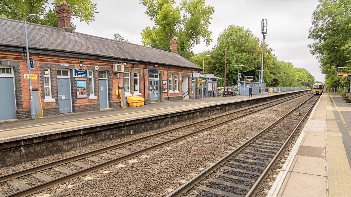 Increased patrols as track trespass rises during Warwick station upgrade: Warwick station platforms