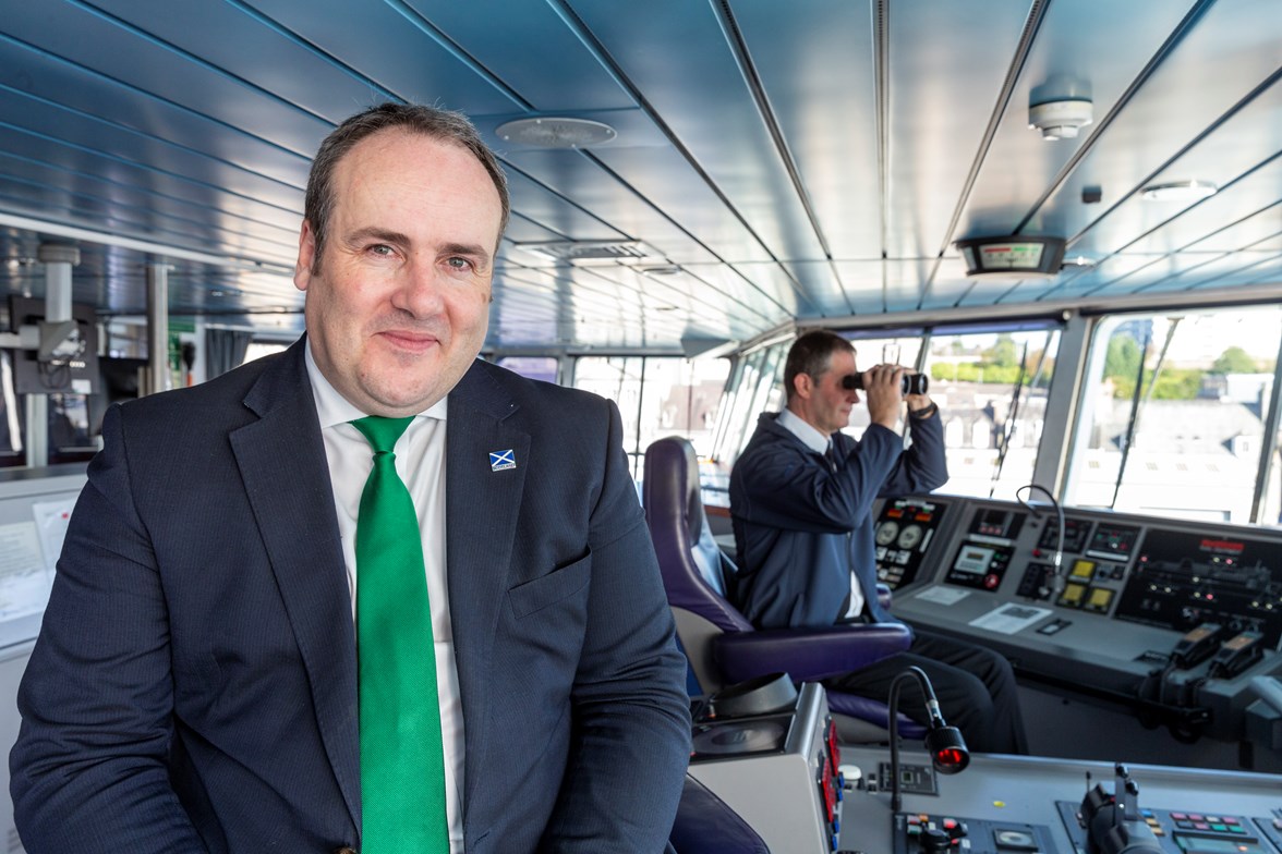 Minister in the wheelhouse