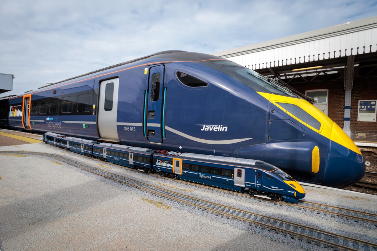 Class 395 highspeed Railway 200 Reveal at Margate Station-2