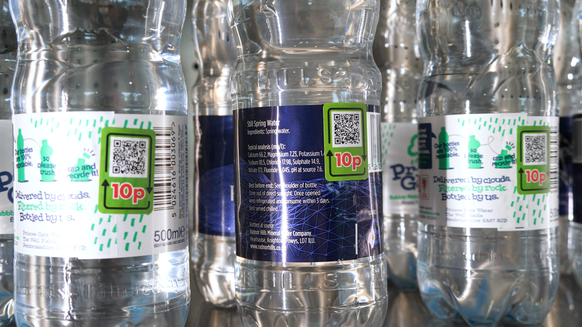 Brecon DDRS Digital Deposit Return Scheme bottle recycling