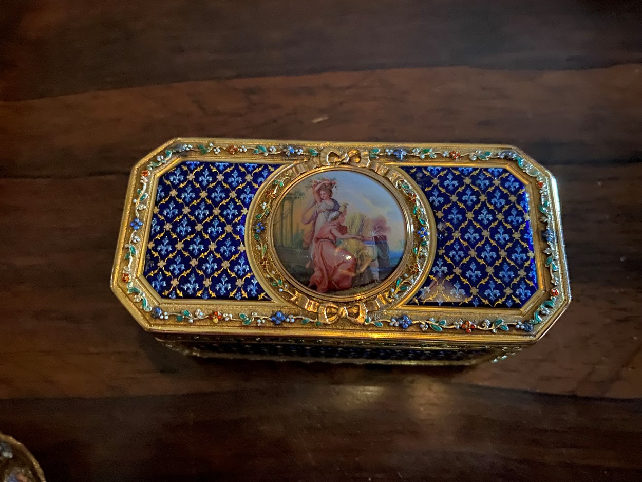 Temple Newsam snuff boxes: One of the stunning collection of snuff boxes which have returned to Temple Newsam 40 years after they were stolen by a mystery thief.