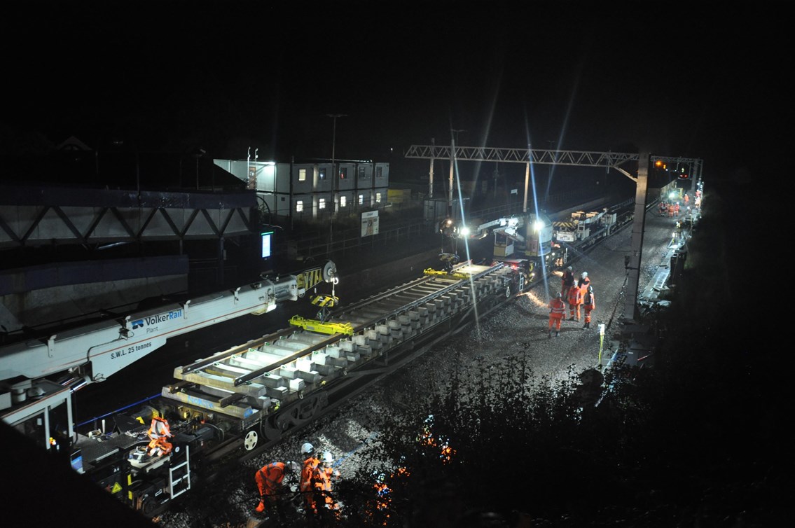 Major track improvements underway in latest stage of Transpennine Route Upgrade: Track upgrades, York to Church Fenton