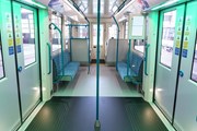 TfL Image - New DLR train leading carriage: TfL Image - New DLR train leading carriage