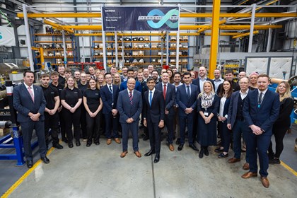 Siemens welcomes UK Prime Minister and Cabinet to the Goole Rail Village: Prime Minister visits Siemens Mobility in Goole