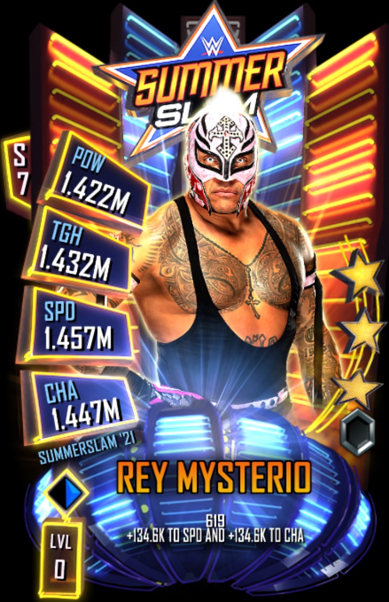 WWE SuperCard S7 SummerSlam 2021 Rey Mysterio