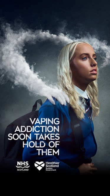 9x16 - Girl - Messaging for Parents - Social Static - Vaping Addiction Campaign
