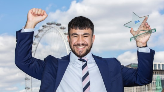 HS2 apprentice from Stratford upon Avon scoops award win in Parliament: Sam Arrowsmith HS2 apprentice of the year winner