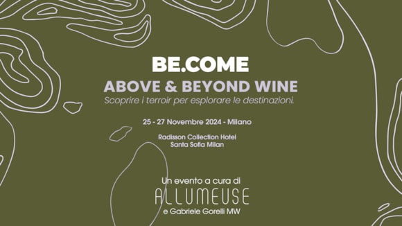 BE.COME 2024: ABOVE & BEYOND WINE: copertina-2