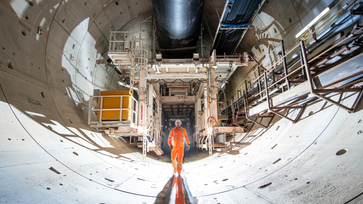 It’s in the can! – HS2 tunnelling machine finishes its 5-mile journey: Northolt Tunnel West TBM Sushila drive complete 3