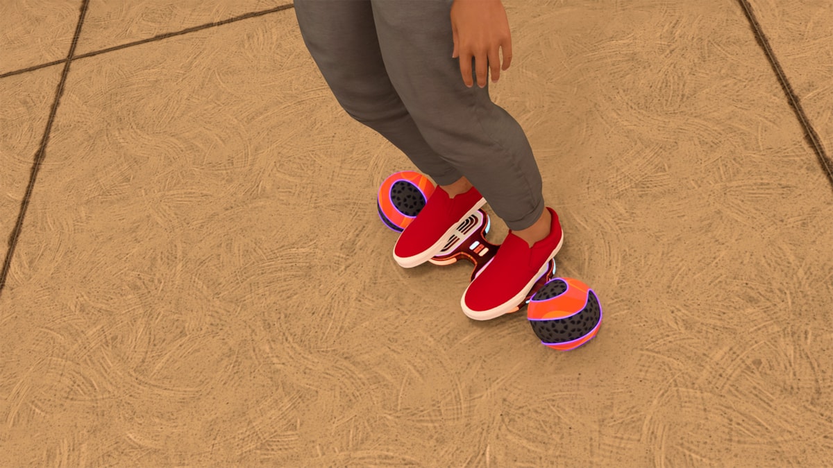 NBA 2K27 Season 1 Orange Swirl Hoverboard