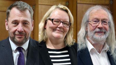 LCCA members Cllr Stephen Atkinson, Cllr Lynn Williams & Cllr Phil Riley