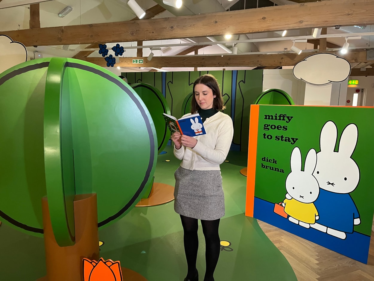 Miffy's birthday: Alice Macpherson, Leeds Museum's and Galleries' audience development associate, steps inside Miffy's world in Leeds City Museum's new exhibition.
From Friday (Feb 7) museum-goers can step inside the world of international phenomenon Miffy, the adorable rabbit created by Dutch artist and illustrator Dick Bruna, as the iconic character marks her 70th anniversary with a new exhibition.