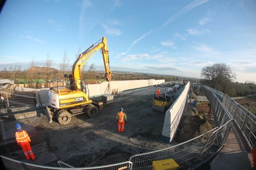 Work on track at West Calder to re-open bridge two weeks ahead of schedule