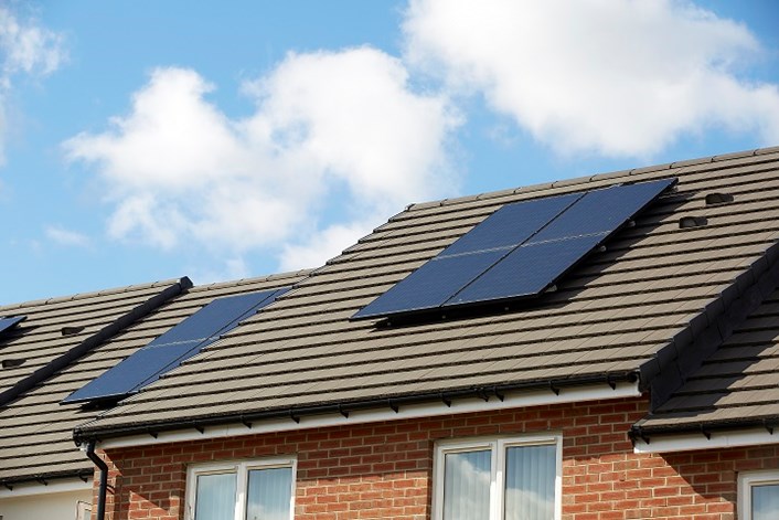 Low-income homeowners in Leeds can now apply for free solar panels and insulation, thanks to a new scheme to help residents save money and tackle climate change.: Solar panel on roof