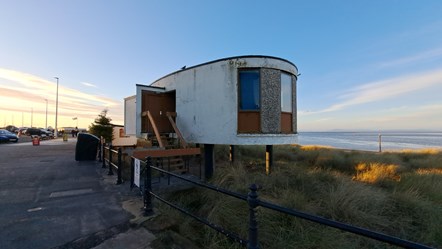 Coastal views at the former Fleetwood Radar Station