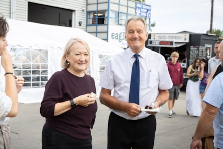 Adrian Ball with Kerry McCarthy MP