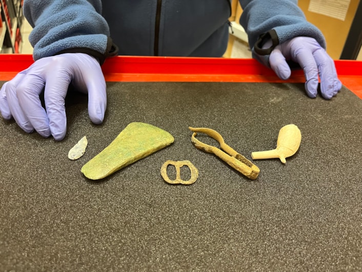 ELOR archive: Spanning more than six thousand years of the city’s history, the remarkable archive includes a beautifully preserved prehistoric arrowhead, a Bronze Age axe, medieval pottery and a 300-year-old pair of nutcrackers.