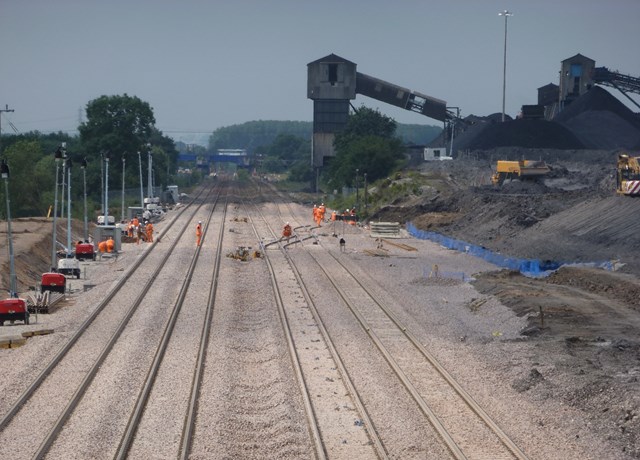 Progress at site affected by spoil heap slip at Hatfield Colliery 26 June 2013: images from start of incident and progress to date